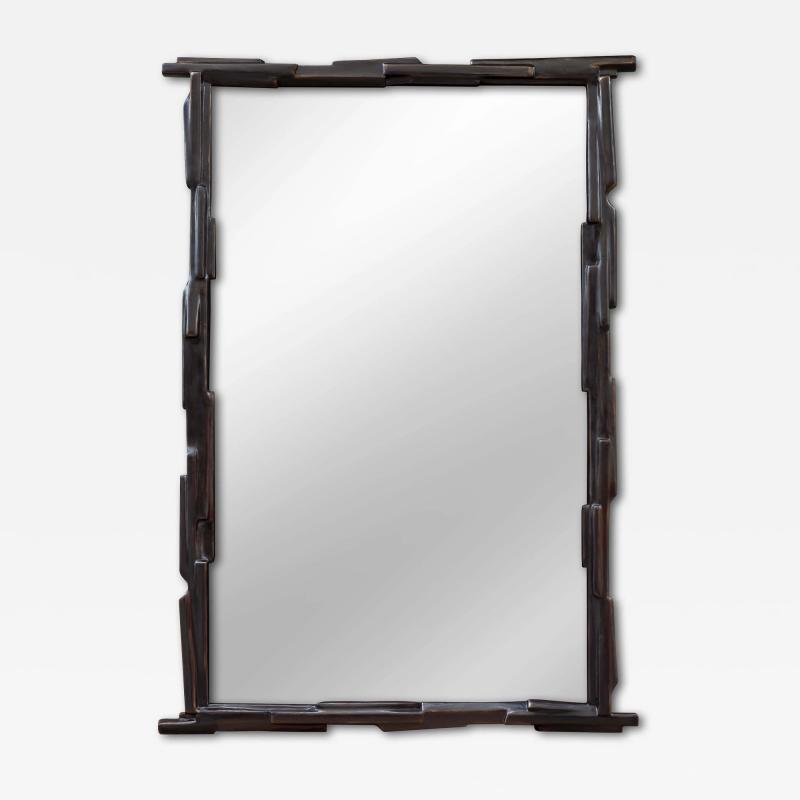  Benediko Limited Edition Linea Wall Mirror No 1 in Bronze Plaster Finish