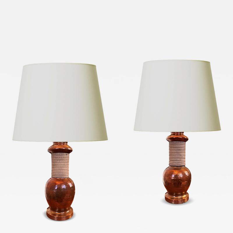  Bergboms Pair of Table Lamps by Bergboms Co 