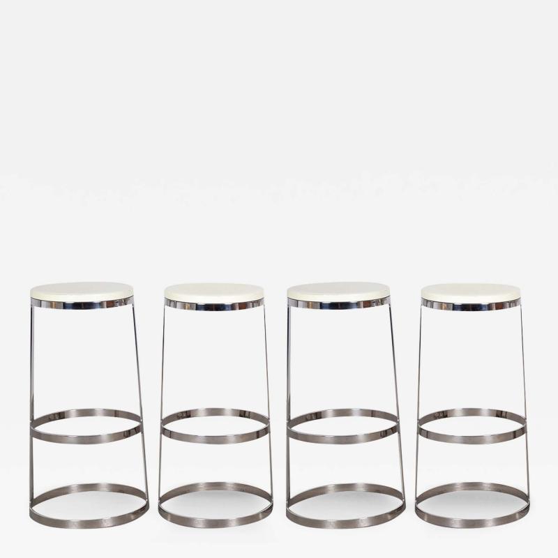  Bernhardt Design Aro Swivel Bar Stools Four by Lievore Altherr Molina for Bernhardt Design