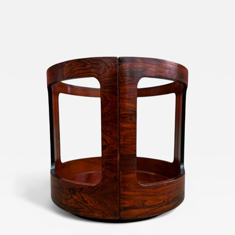  Bertomeu Cia Brazilian Modern Side Table in Rosewood Bertomeu 1950s 1960s