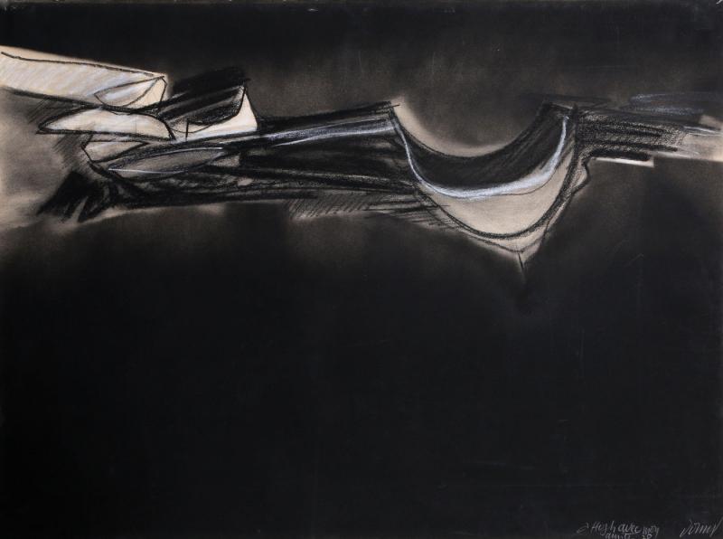  Bertrand Dorny Black Abstract