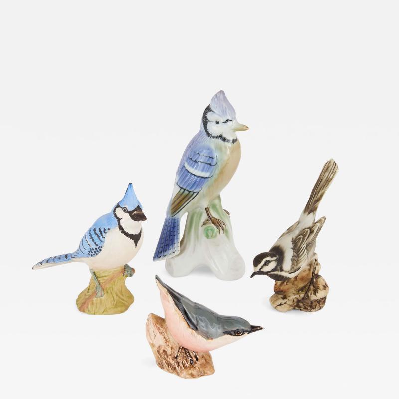  Beswick Collection of four Continental porcelain bird models
