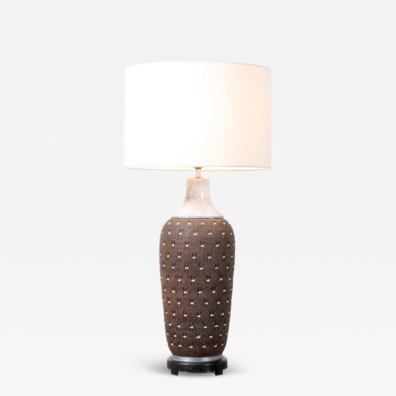  Bitossi Mid Century Modern Italian Ceramic Table Lamp for Bitossi