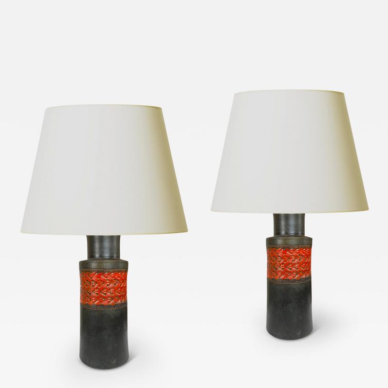  Bitossi Pair of Table Lamps by Bitossi Ceramiche