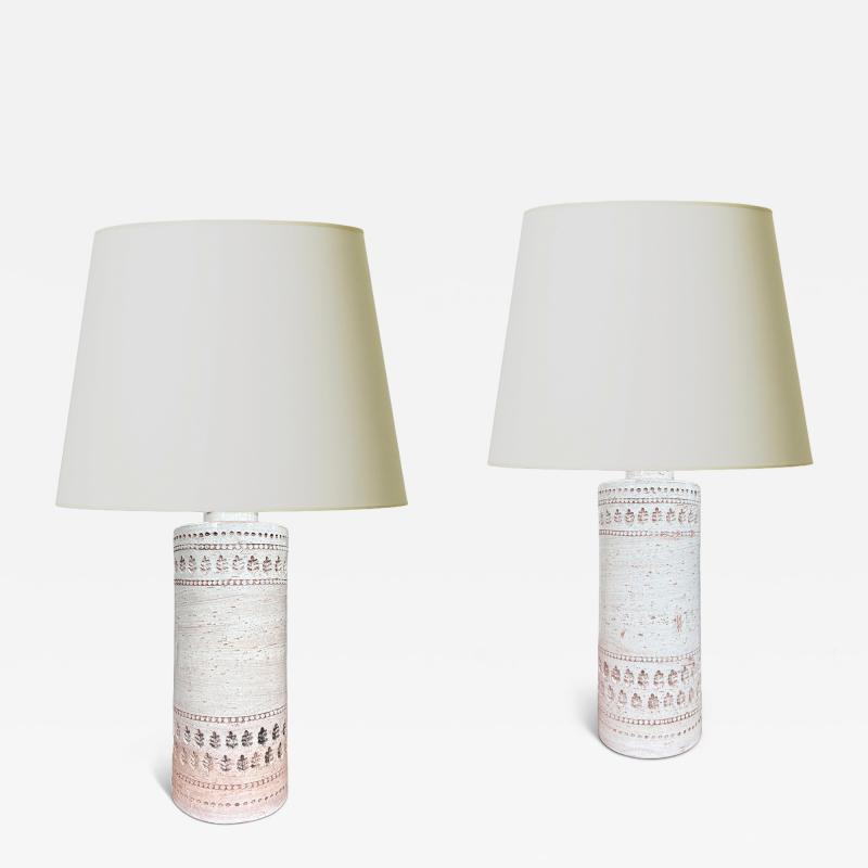  Bitossi Pair of Table Lamps by Bitossi Ceramiche