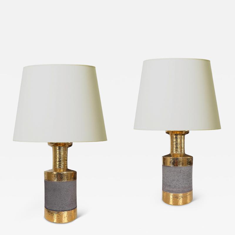  Bitossi Pair of Table Lamps by Bitossi Ceramiche