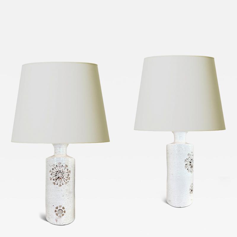  Bitossi Pair of table Lamps by Bitossi Ceramiche