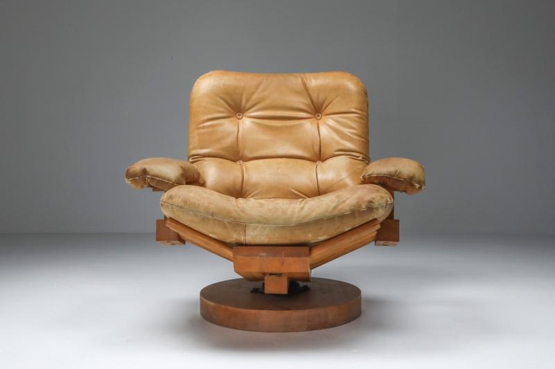 Blaha Postmodern 'Koala' lounge chair by O.F. Blaha 1960s