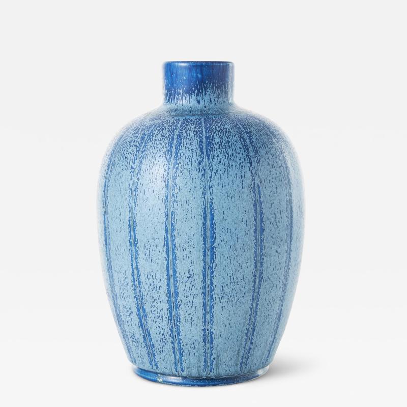  Bo Fajans Large Swedish Modern Vase by Eva Jancke Bjork for Bo