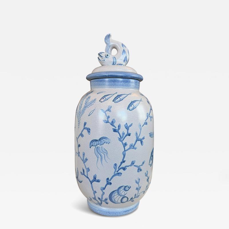  Bo Fajans Monumental Lidded Urn by Eva Jancke Bj rk for Bo