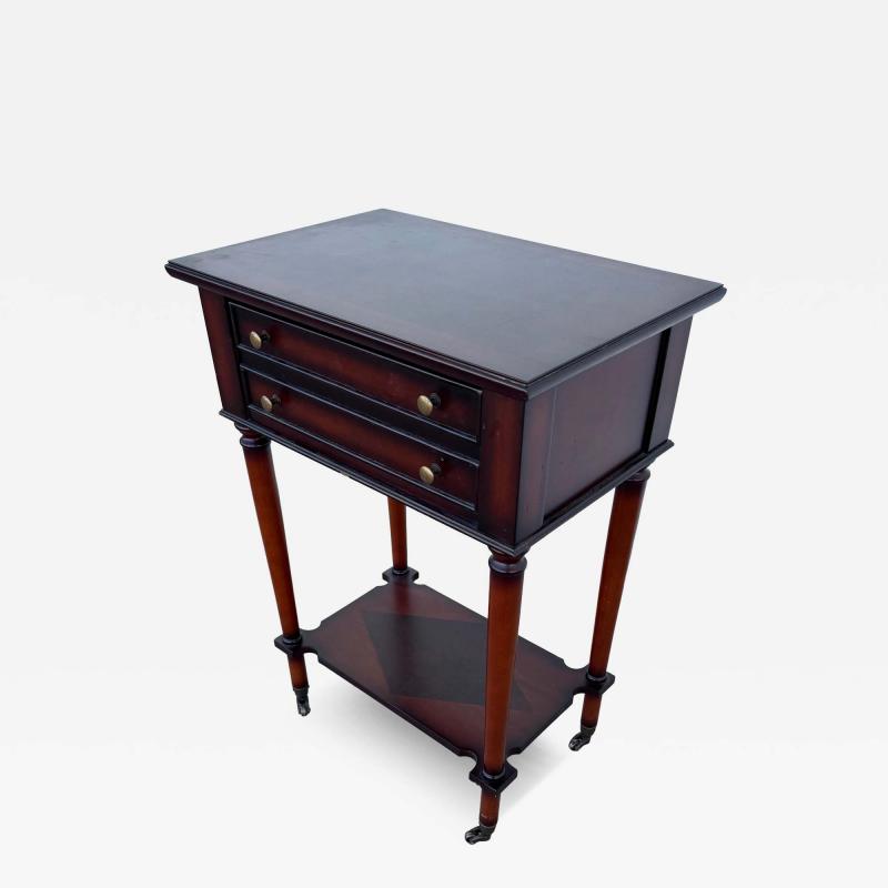  Bombay Furniture Co Mahogany Single Drawer End Table by Bombay Furniture