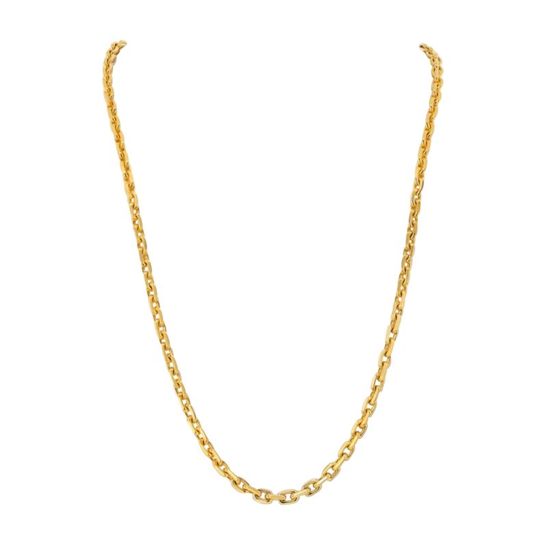  Boucheron BOUCHERON 18K YELLOW GOLD LINK CHAIN 35 INCHES NECKLACE