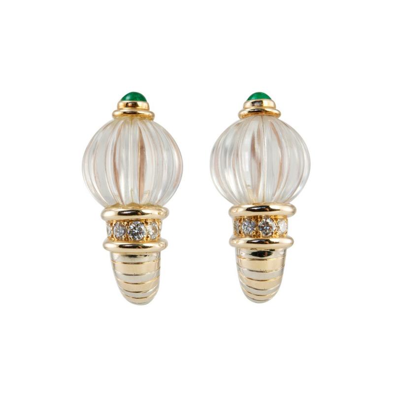  Boucheron BOUCHERON CRYSTAL EARRINGS