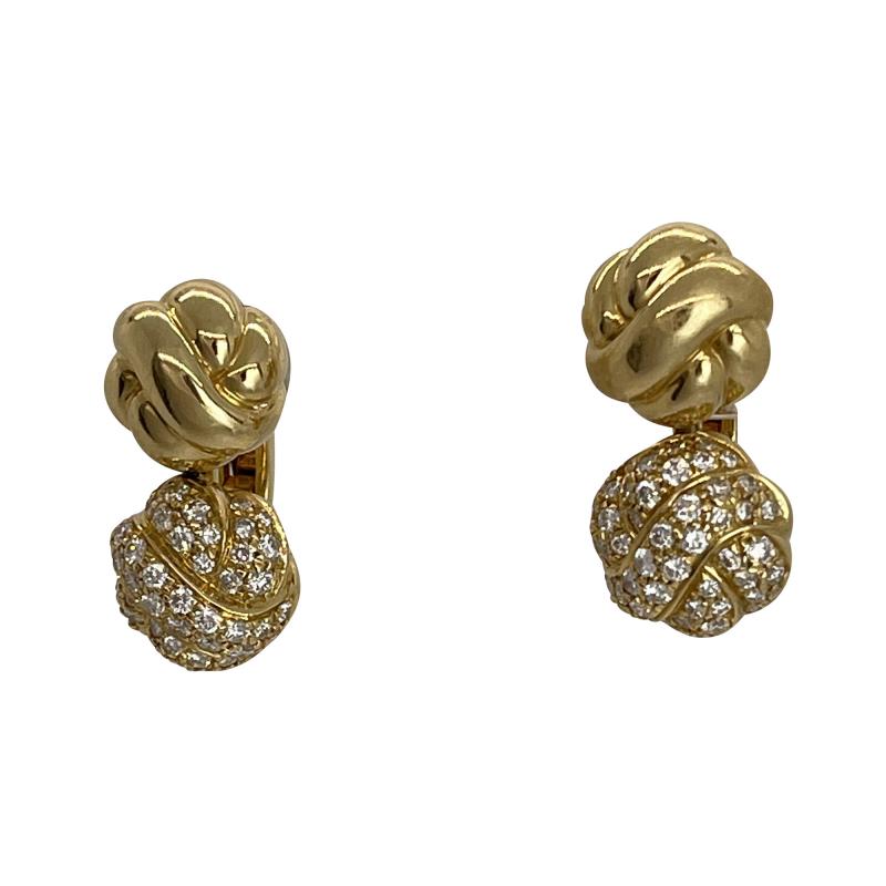  Boucheron Boucheron Paris 18K Gold Diamond Earrings