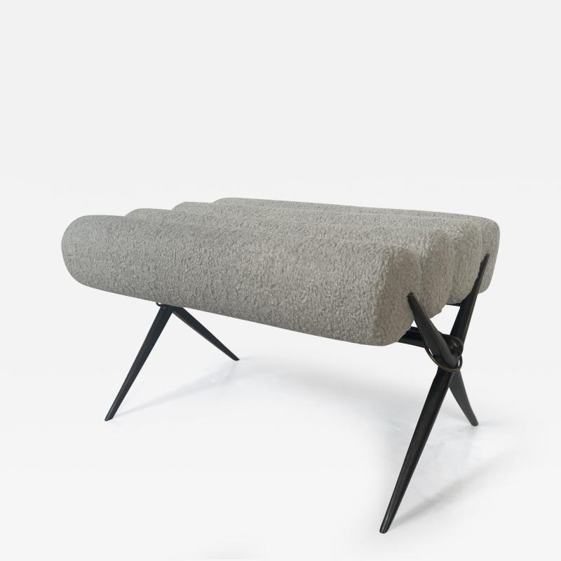  Bourgeois Boheme Atelier Bel Air Bench Platinum Boucle