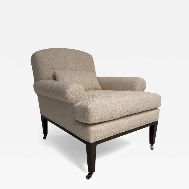  Bourgeois Boheme Atelier Classic Styled Gentlemans Arm Chair Rive Gauche Arm Chair