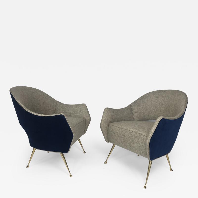  Bourgeois Boheme Atelier Pair of Briance Chairs Bi color by Bourgeois Boheme Atelier