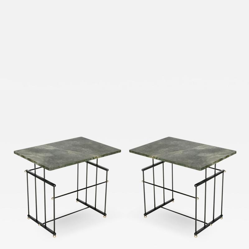  Bourgeois Boheme Atelier Pair of Plaisance Side Tables by Bourgeois Boheme Atelier