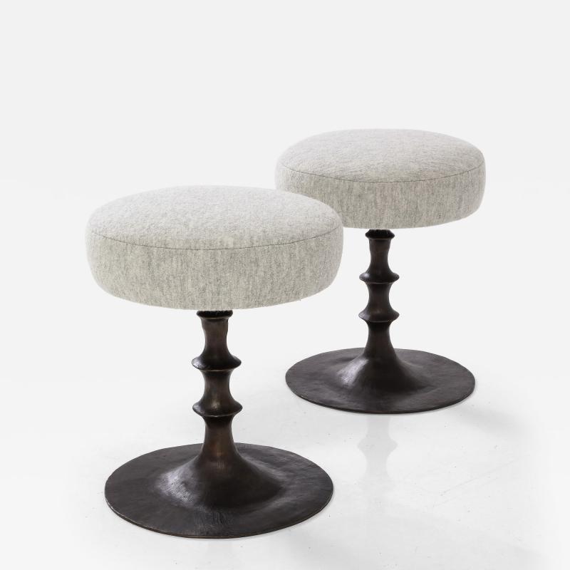 Bourgeois Boheme Atelier St Paul Primo Stools Pair 