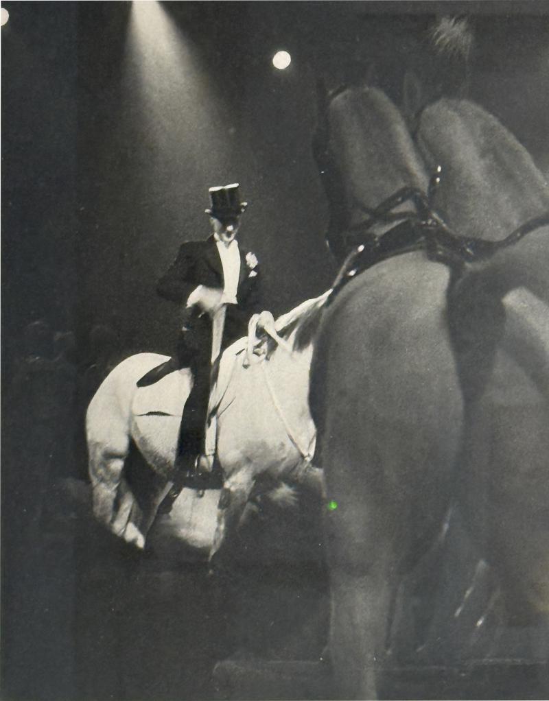  Brassa Vintage Heliogravure Circus Scene Black and White 1936 Framed