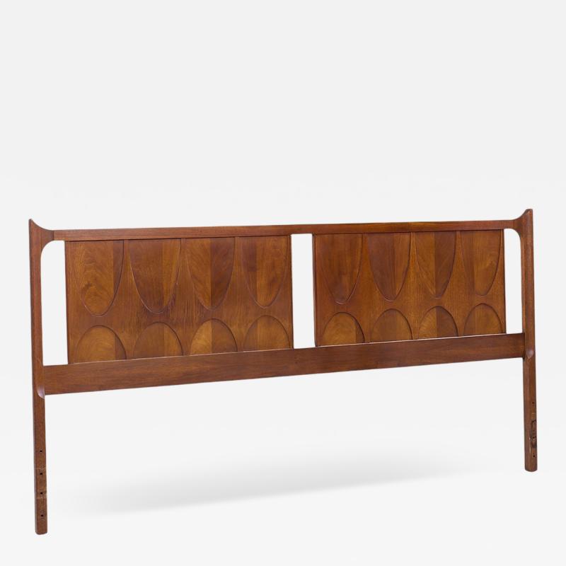  Broyhill Brasilia Broyhill Brasilia Mid Century Walnut King Headboard