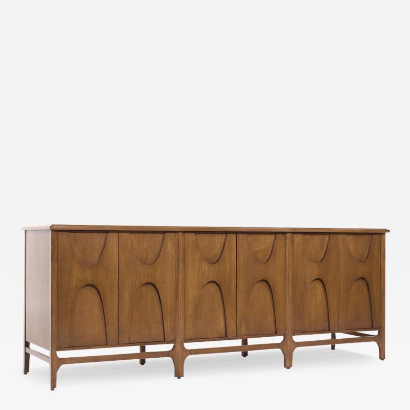  Broyhill Brasilia Broyhill Brasilia Style Massive Custom Mid Century Walnut Credenza