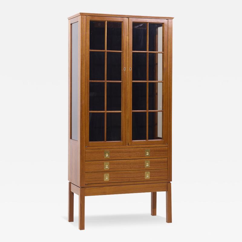  Bruksbo Bruksbo Mid Century Danish Teak Display Cabinet