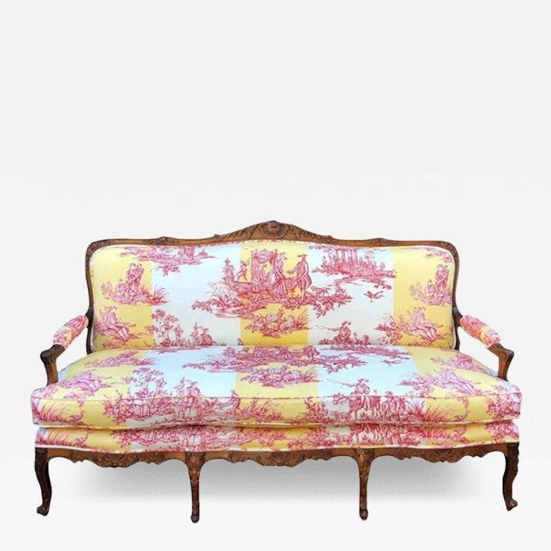 Brunschwig Fils Antique Louis XV Style French Provincial Sofa Settee W Brunschwig Fils