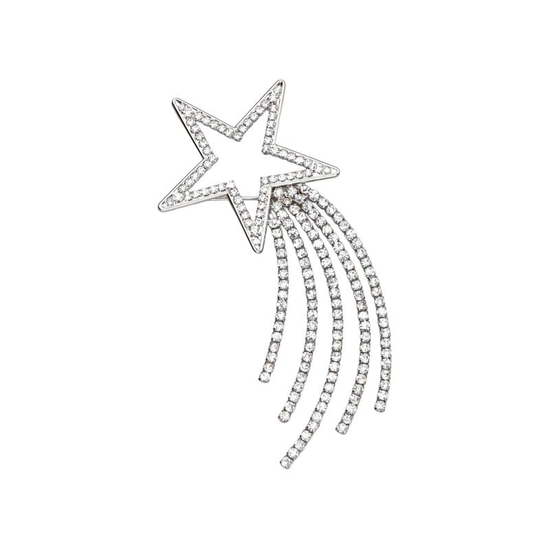  Butler Wilson Butler Wilson Large Rhinestone Shooting Star Brooch