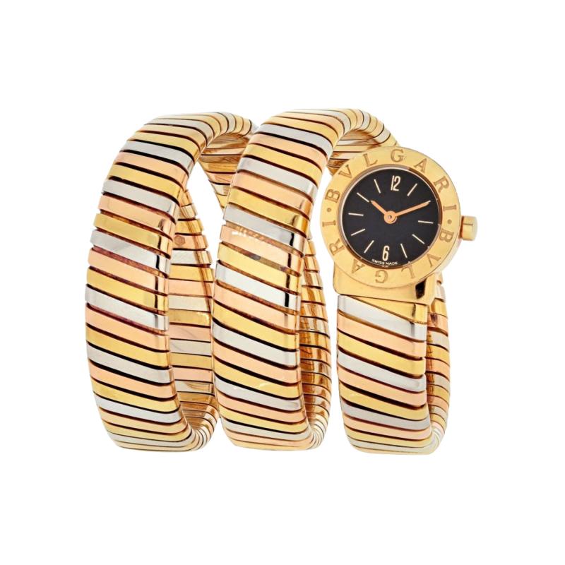  Bvlgari Bulgari 18K TRI COLOR BB191T TRICOLOR TUBOGAS WATCH BVLGARI 18K TRI COLOR BB191T