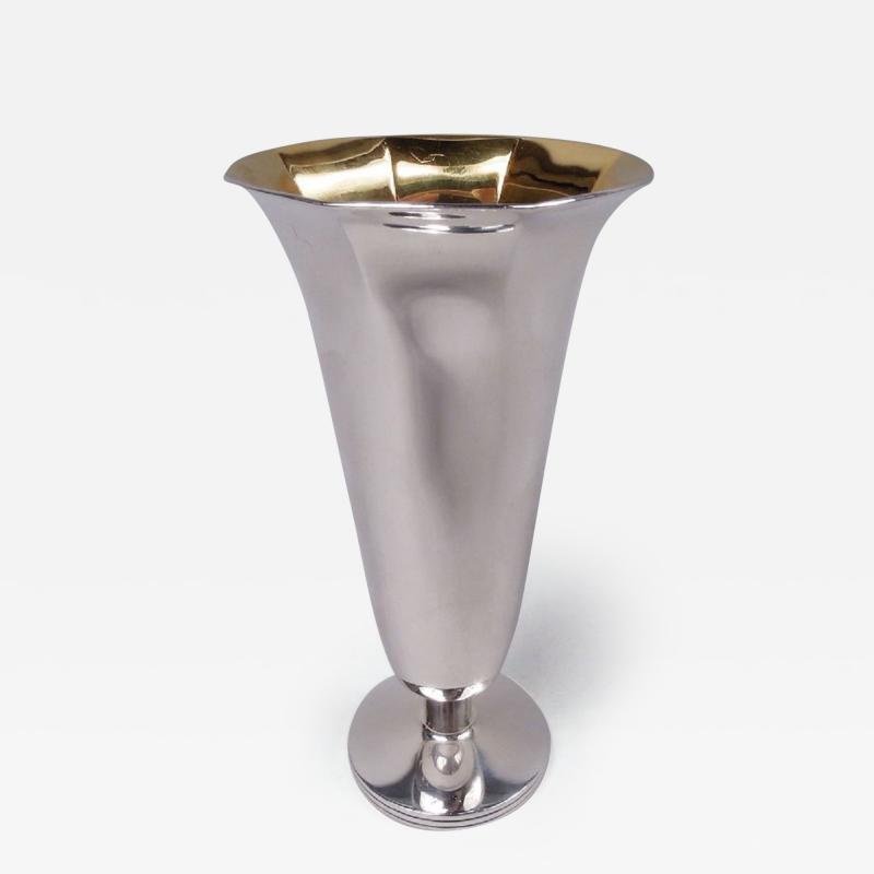  Bvlgari Bulgari Bulgari Modern Classical Sterling Silver Vase