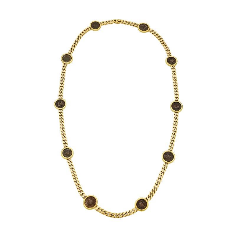  Bvlgari Bulgari Bulgari Monete Ancient Coin Necklace