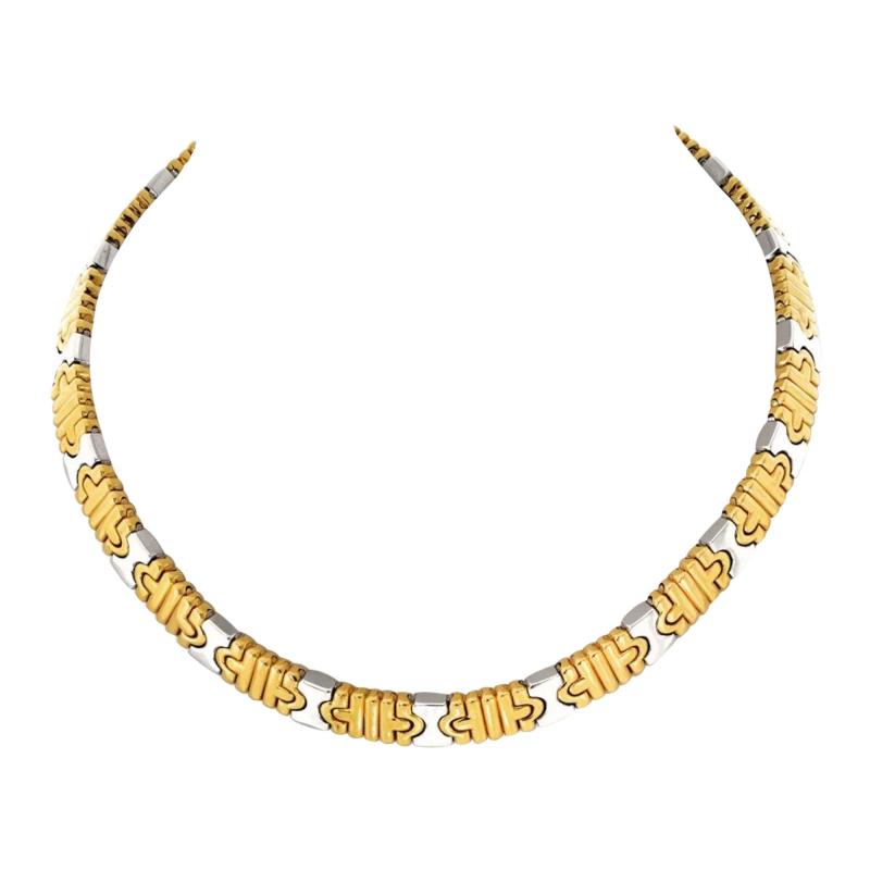  Bvlgari Bulgari Bvlgari 18K Yellow Gold Silver Necklace