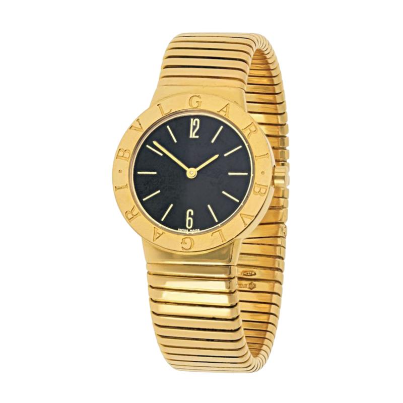  Bvlgari Bulgari Bvlgari 18K Yellow Gold Tubogas 30mm Dial Watch