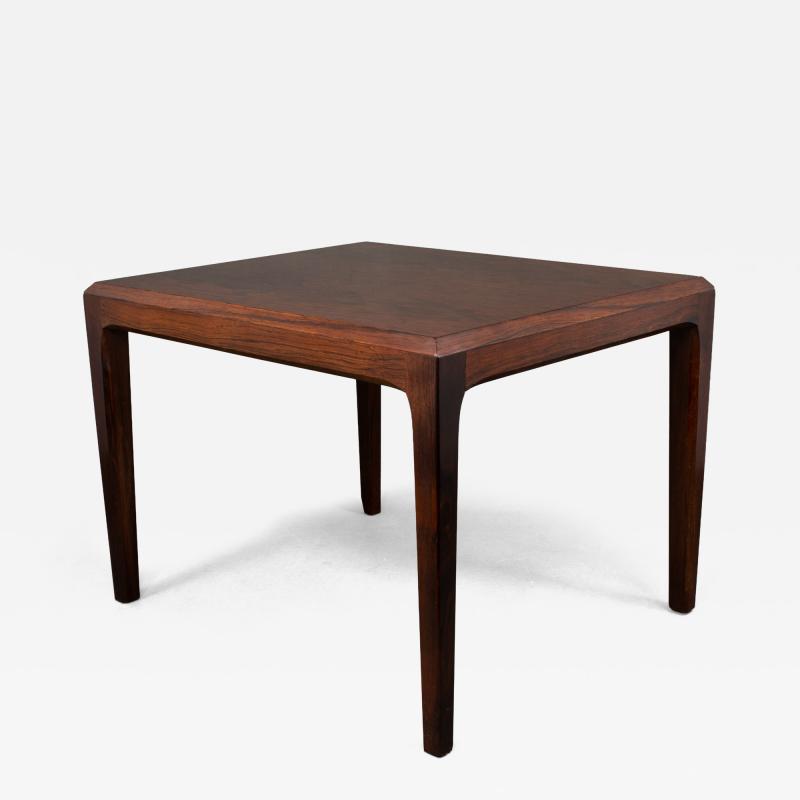  CFC Silkeborg Silkeborg A Small Danish Rosewood Veneered Side Table or Coffee Table