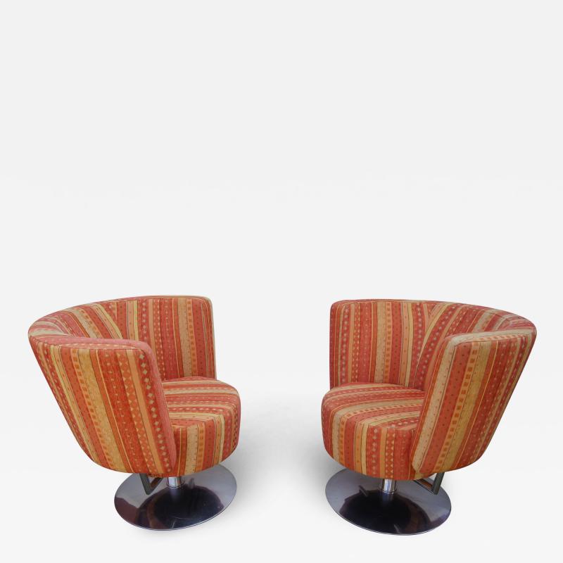  COR Pair of Circo Swivel Chairs by Peter Maly for COR