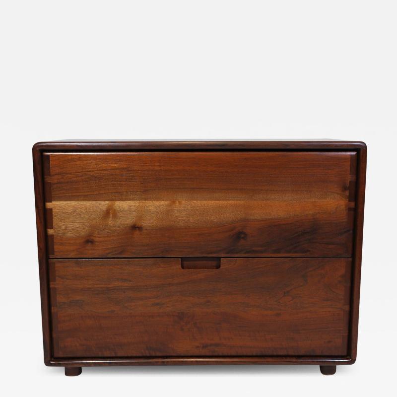 California Studio Walnut California Studio Craft Filing Cabinet 3