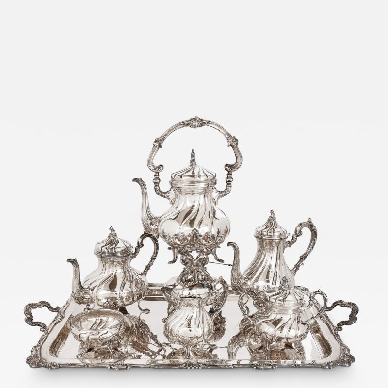  Camusso 20th century Peruvian silver tea and coffee set by Camusso