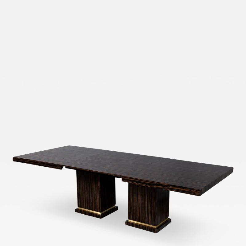  Carrocel Interiors Carrocel Custom Modern Macassar Dining Table