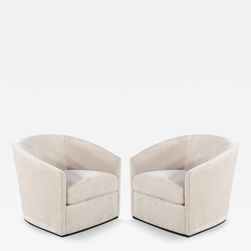  Carrocel Interiors Custom Modern Swivel Lounge Chairs Sinclair by Carrocel