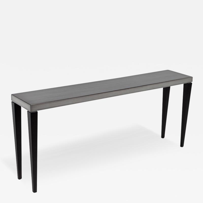  Carrocel Interiors Modern Console Table in Grey and Black