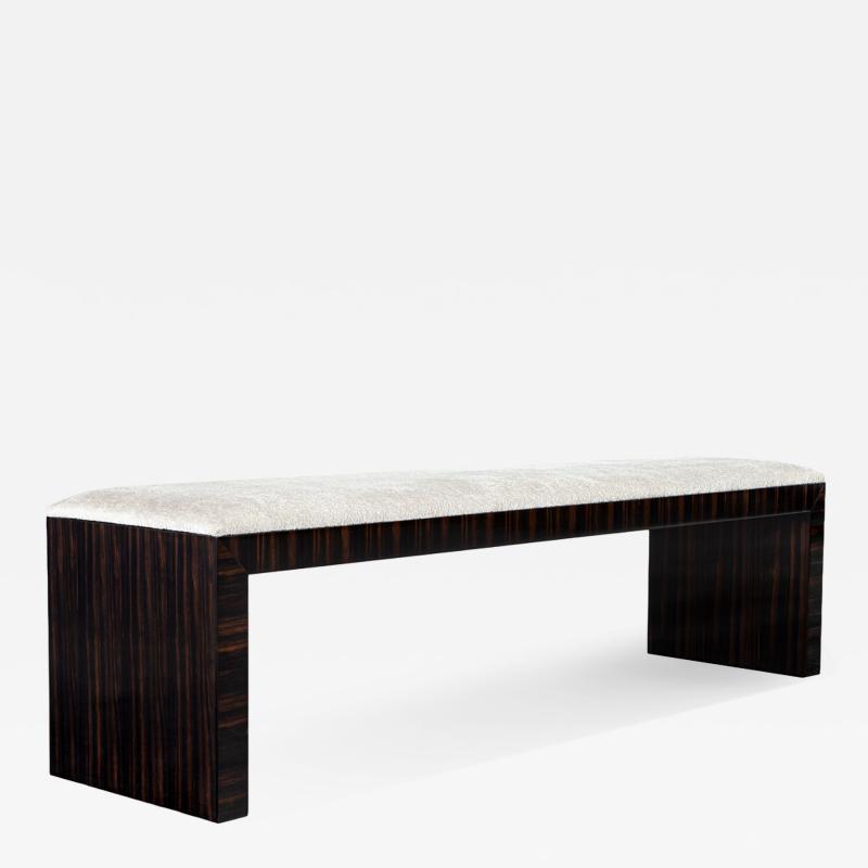  Carrocel Interiors Modern Macassar Bench by Carrocel
