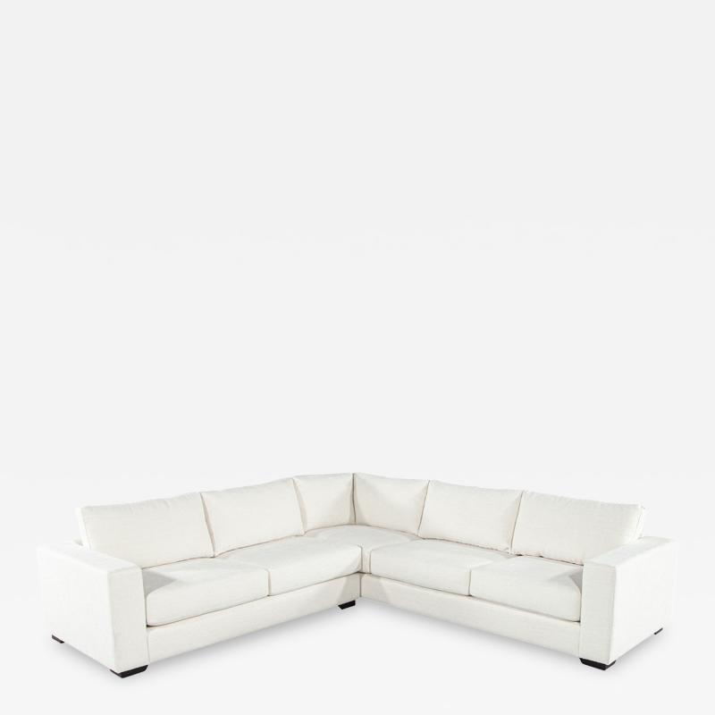  Carrocel Interiors Modern Sectional Sofa in Textured High performance Fabric