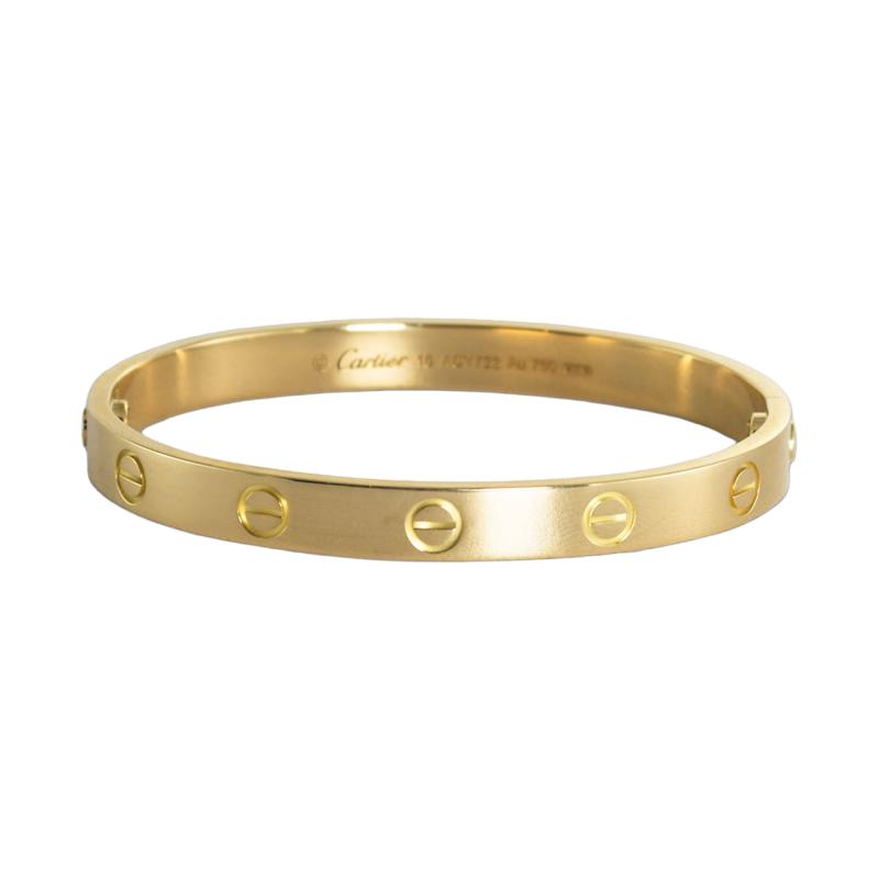  Cartier 18K Yellow Gold Cartier Love Bracelet