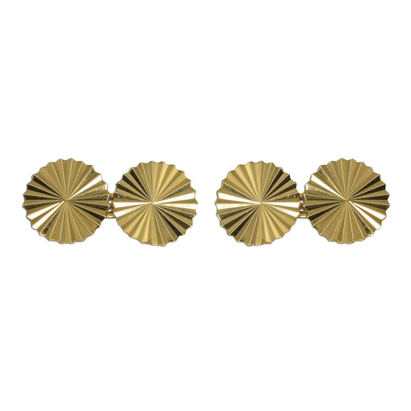 Cartier 18K Yellow Gold Vintage Cartier Gold Cufflinks 18 9g