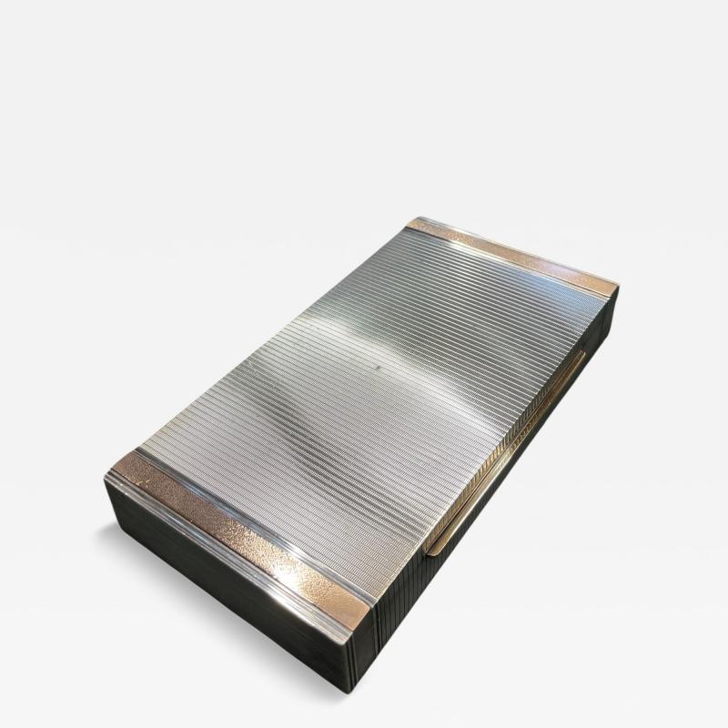  Cartier 1960s Silver and silver gilt decorative box in the manner of Cartier