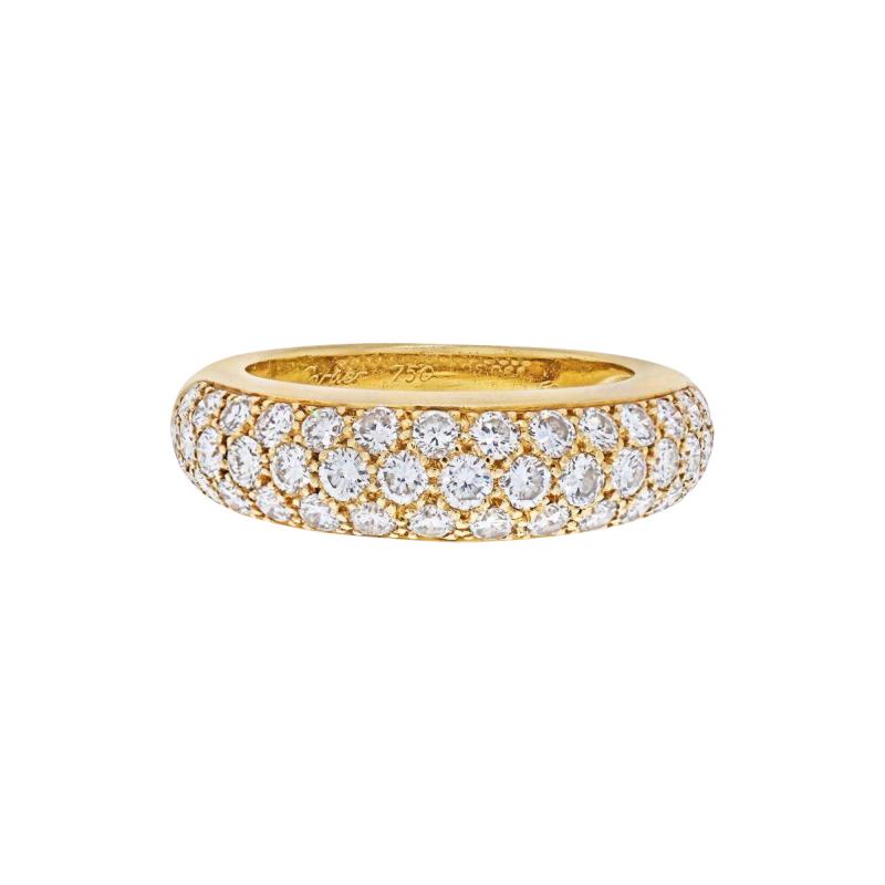  Cartier CARTIER 18K YELLOW GOLD ETINCELLE DIAMOND RING