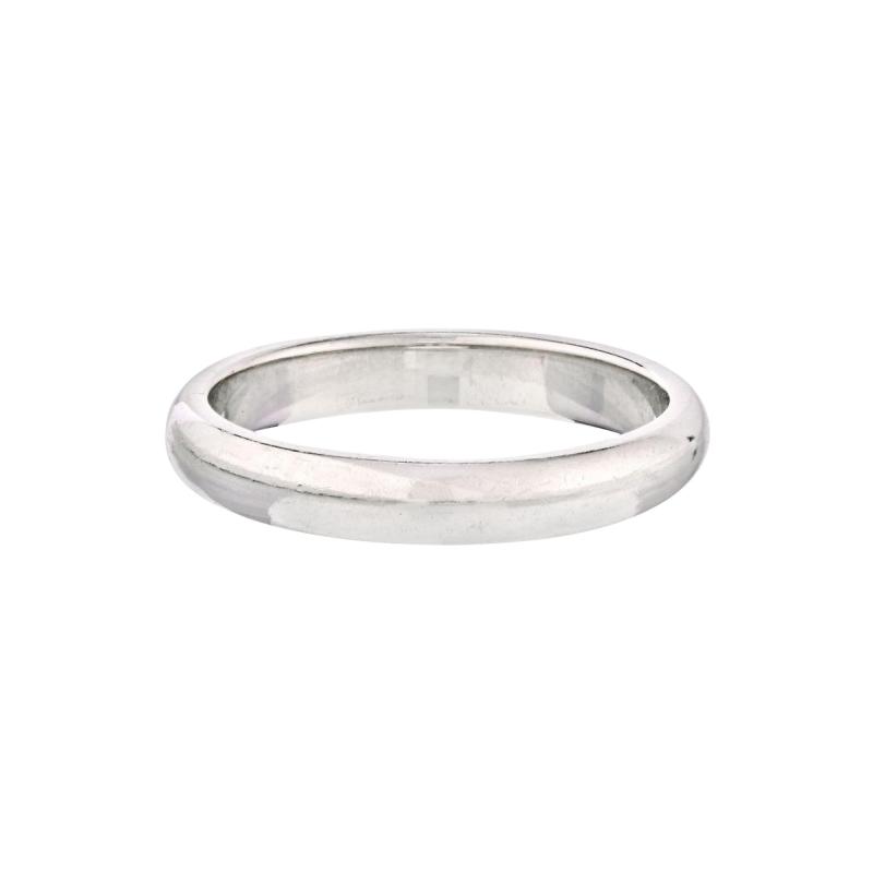  Cartier CARTIER PLATINUM MODEL 1895 DOME MENS WEDDING RING