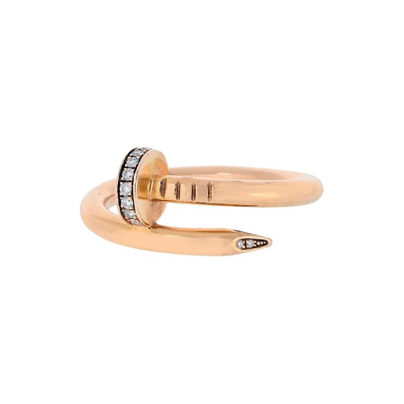  Cartier Cartier Juste Un Clou 18K Rose Gold Diamond Ring