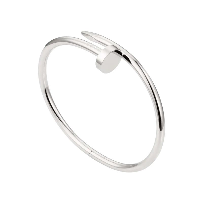  Cartier Cartier Juste Un Clou Bracelet White Gold Size 16